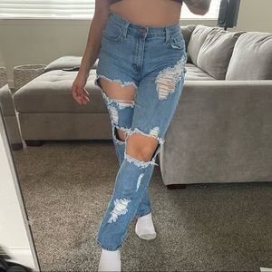 High wasted jeans